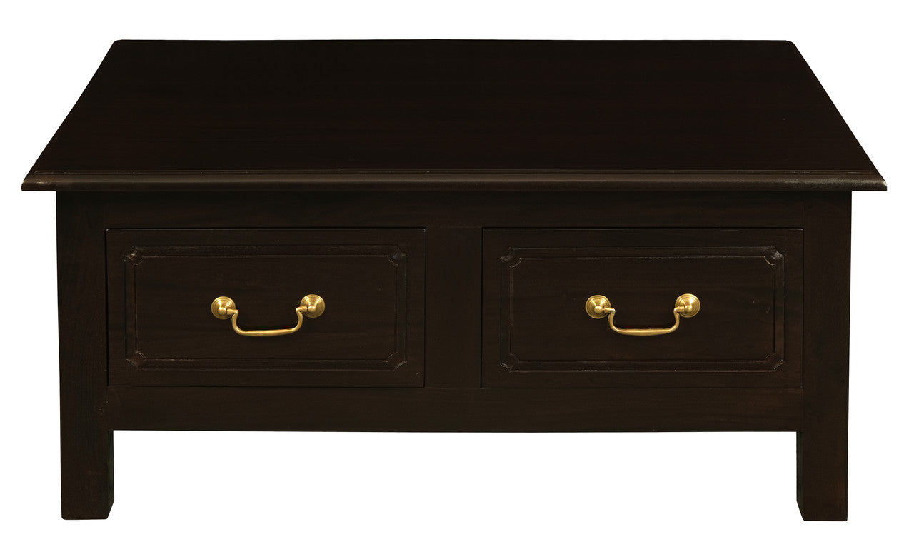 Tasmania 4 Drawer Straight Leg Coffee Table (Chocolate) V199-CT004KLC