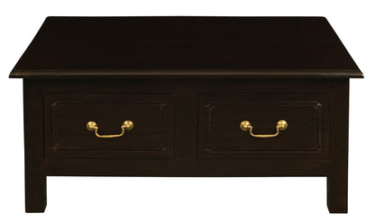 Tasmania 4 Drawer Straight Leg Coffee Table (Chocolate) V199-CT004KLC