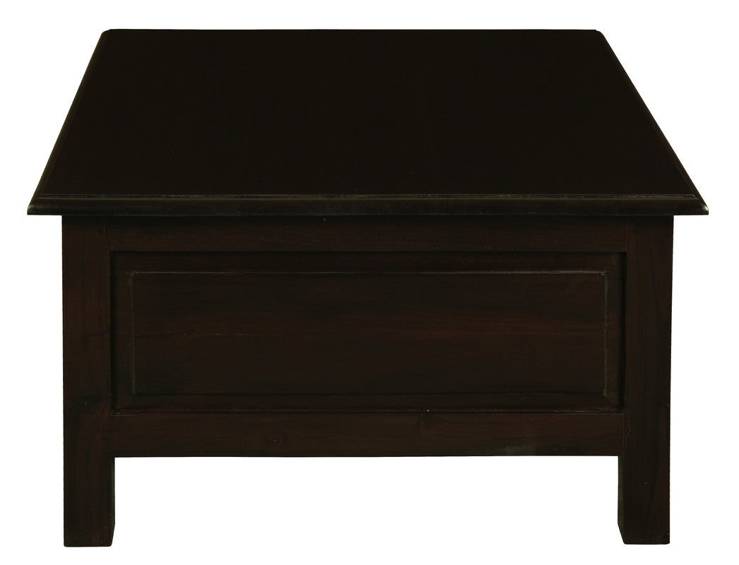 Tasmania 4 Drawer Straight Leg Coffee Table (Chocolate) V199-CT004KLC