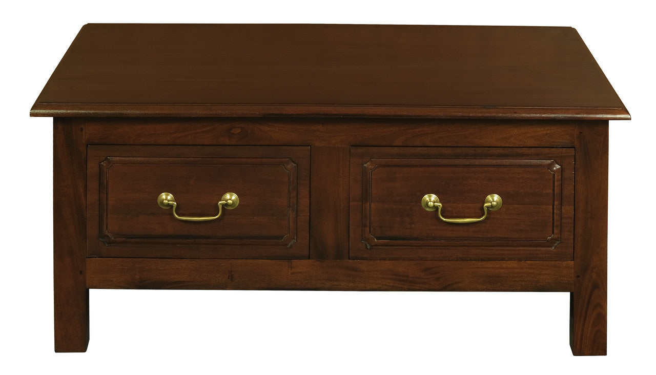Tasmania 4 Drawer Straight Leg Coffee Table (Mahogany) V199-CT004KLM