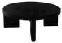 Apollo Round Solid Mindi Timber Coffe Table (Black) V199-CT090APB