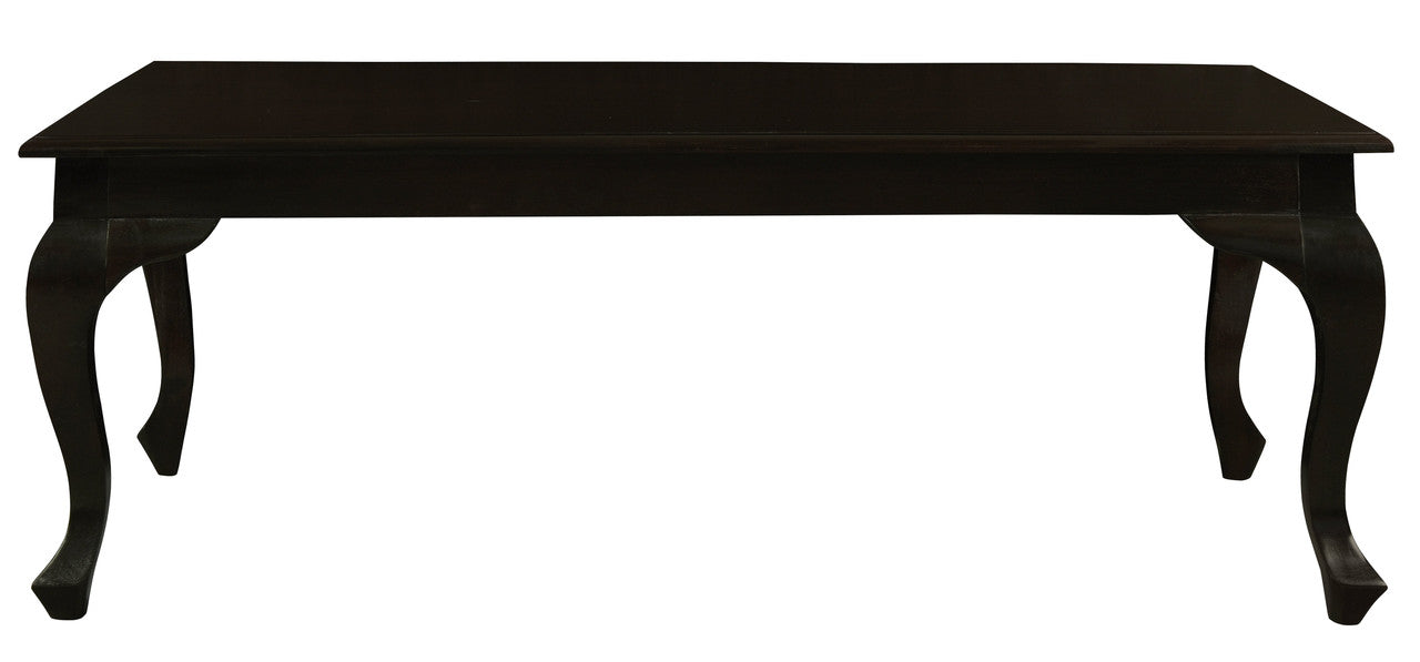 Queen Anne Coffee Table 120 x 70 cm - Chocolate V199-CT12070QAC