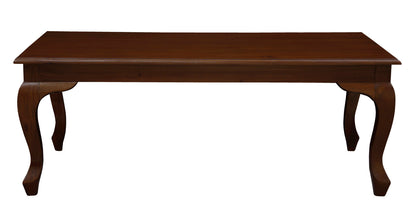 Queen Anne Coffee Table 120 x 70 cm - Mahogany V199-CT12070QAM