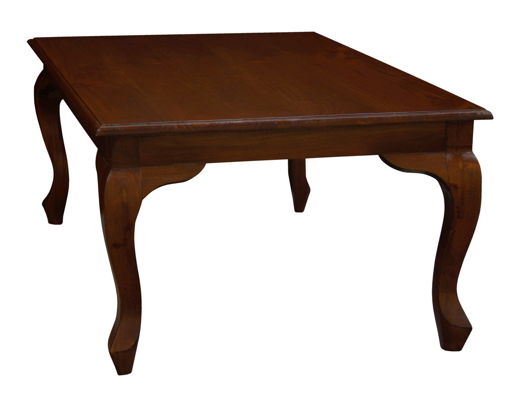 Queen Anne Coffee Table 120 x 70 cm - Mahogany V199-CT12070QAM