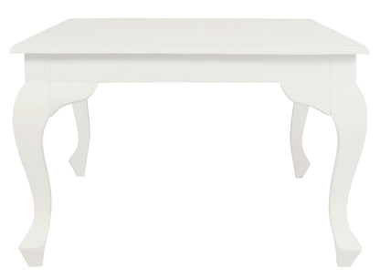 Queen Anne Coffee Table 120 x 70 cm - White V199-CT12070QAWH