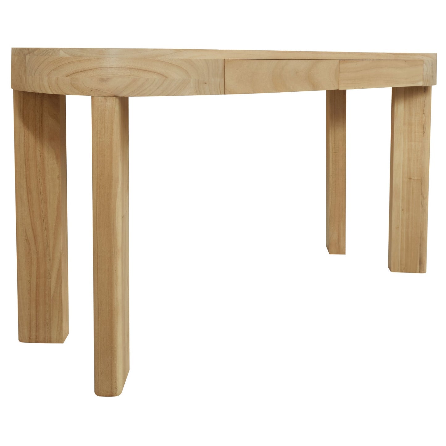 Brentwood 2 Drawer Oval Desk (Natural) V199-DK002BWNIW