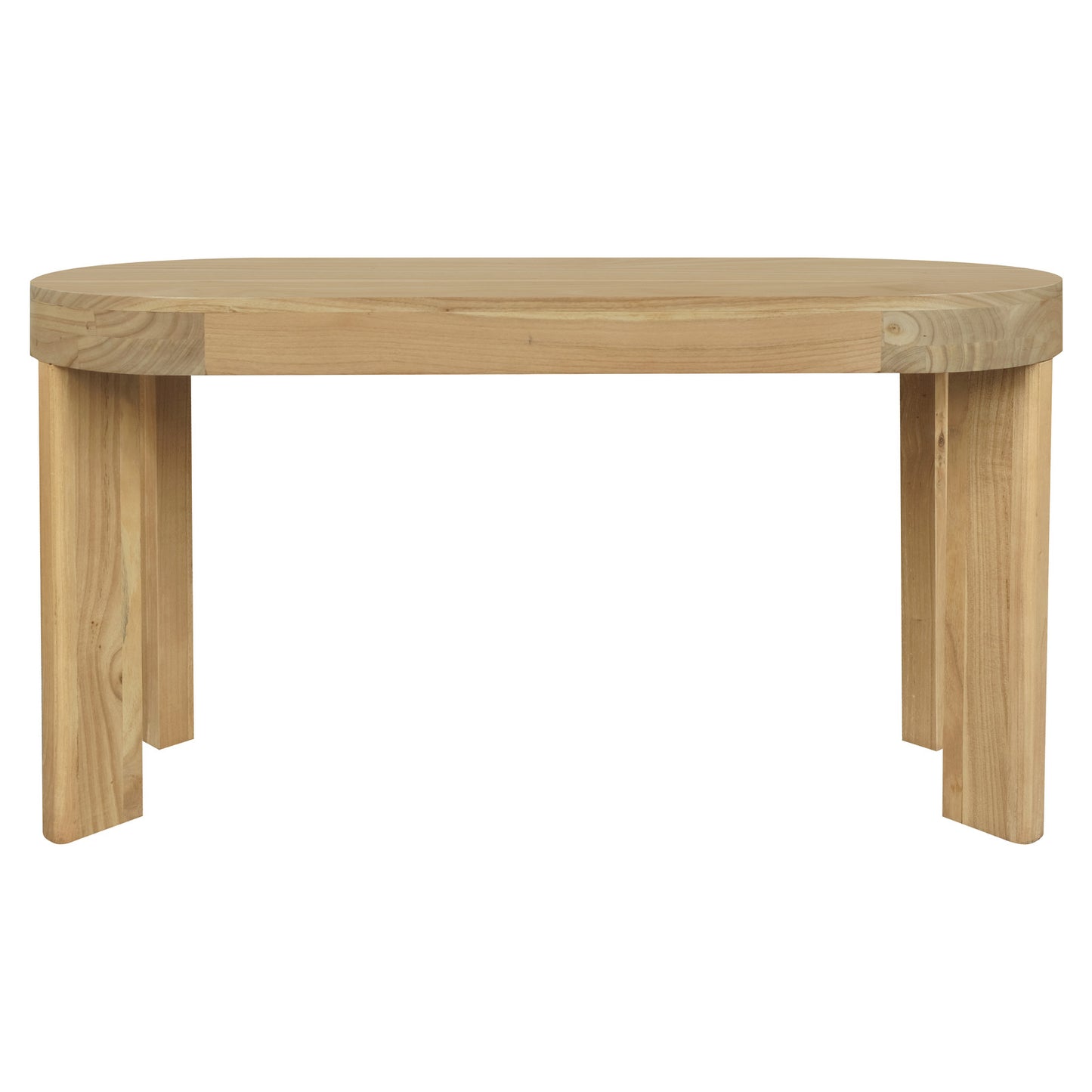 Brentwood 2 Drawer Oval Desk (Natural) V199-DK002BWNIW