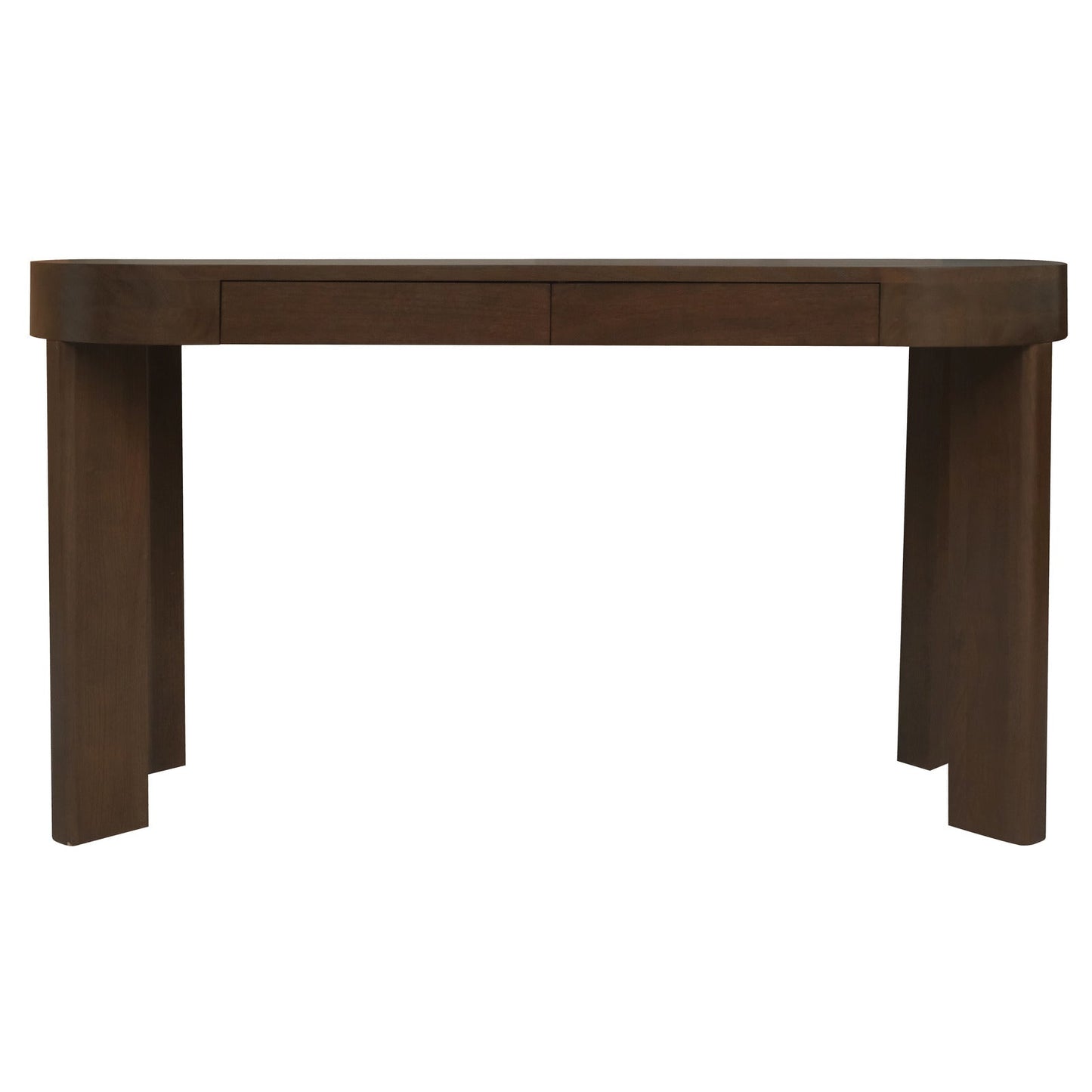 Brentwood 2 Drawer Oval Desk (Walnut) V199-DK002BWWNW