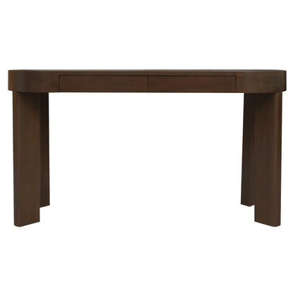 Brentwood 2 Drawer Oval Desk (Walnut) V199-DK002BWWNW