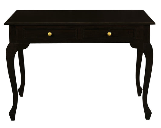 Queen Anne 2 Drawer Desk (Chocolate) V199-DK002QAC