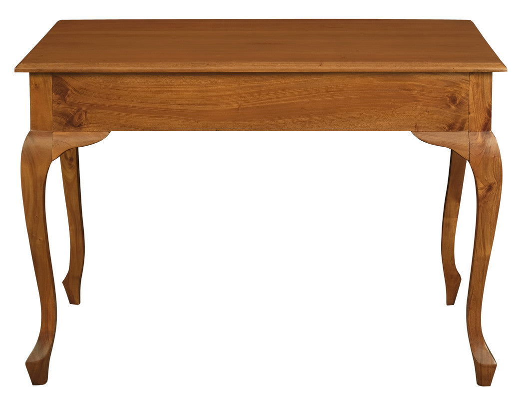 Queen Anne 2 Drawer Desk (Light Pecan) V199-DK002QALP