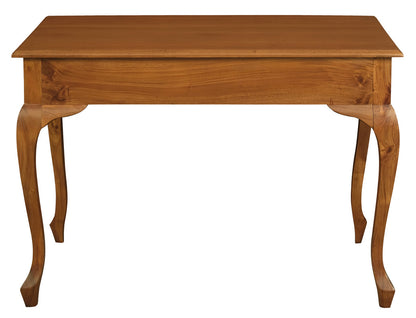 Queen Anne 2 Drawer Desk (Light Pecan) V199-DK002QALP