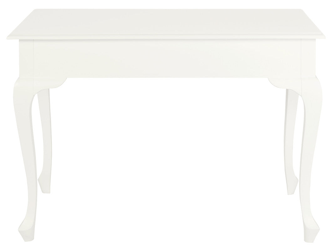 Queen Anne 2 Drawer Desk (White) V199-DK002QAWH
