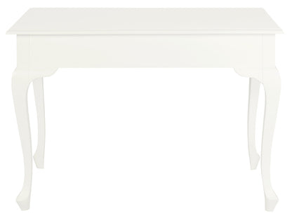 Queen Anne 2 Drawer Desk (White) V199-DK002QAWH
