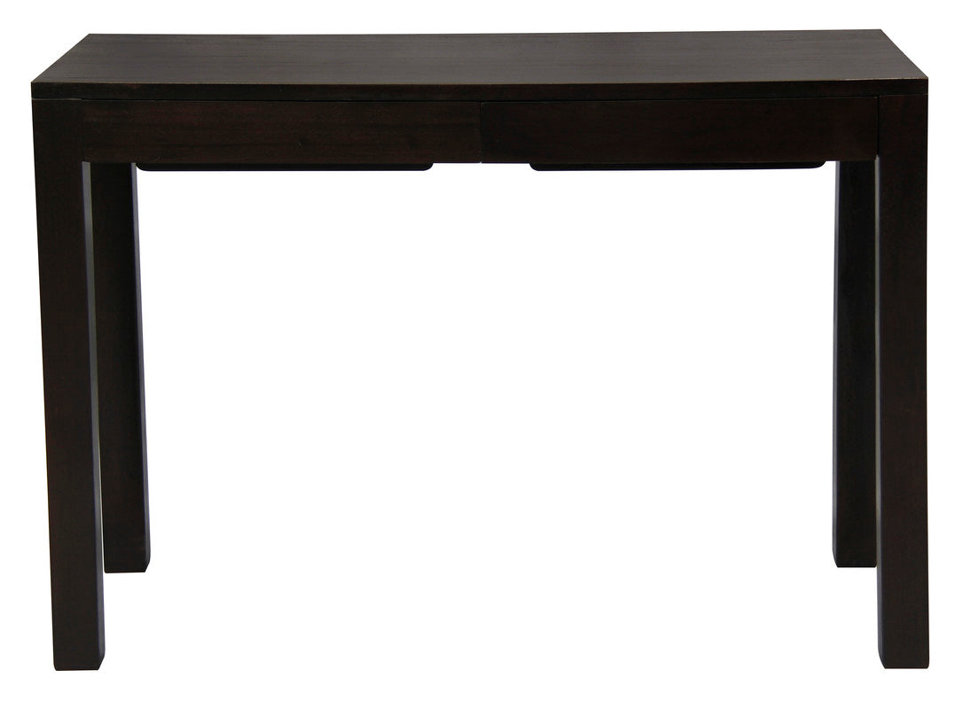 Amsterdam Solid Mahogany Timber 2 Drawer Desk (Chocolate) V199-DK002TAC