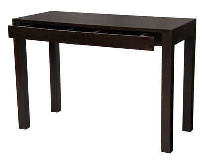 Amsterdam Solid Mahogany Timber 2 Drawer Desk (Chocolate) V199-DK002TAC