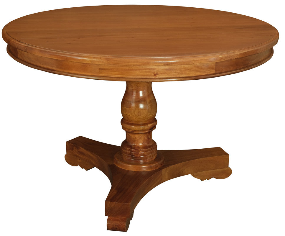Tasmania Round Dining Table 120 cm (Light Pecan) V199-DT120RDLP