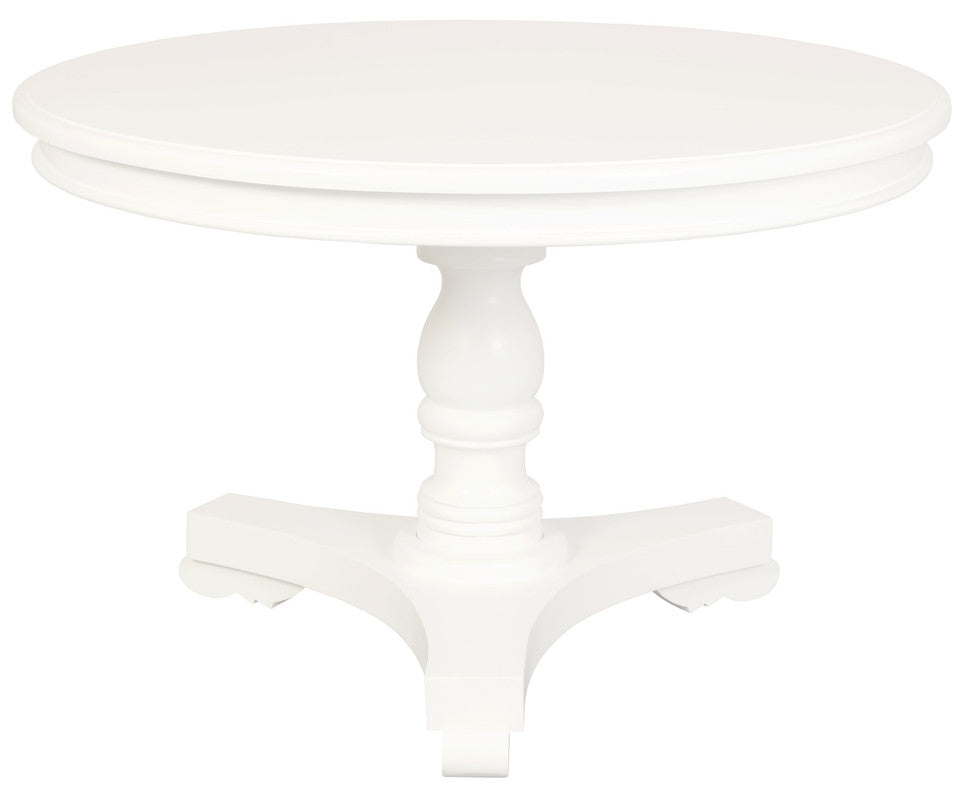 Tasmania Round Dining Table 120 cm (White) V199-DT120RDWH