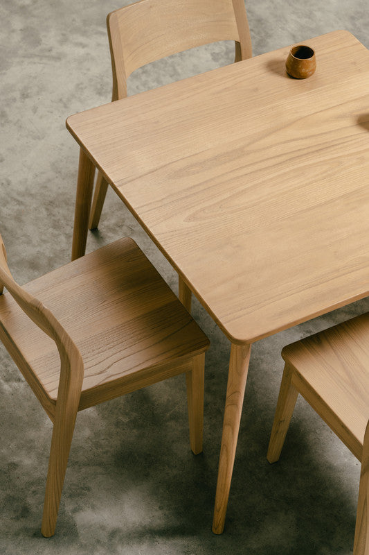Nobu Oak Dining Table 90 x 90cm (Natural) V199-DT9090HRONI