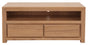 Amsterdam 2 Drawer Solid White Cedar Wood Entertainment Unit (Natural) V199-EU002TAMDNI