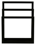 Nobu Solid Mahogany Timber Towel Stand (Black) V199-HR000MHB