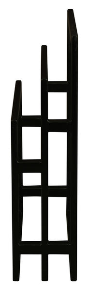 Nobu Solid Mahogany Timber Towel Stand (Black) V199-HR000MHB
