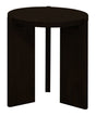Apollo Round Solid Timber Side Table (Black) V199-LT000APB
