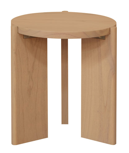 Apollo Round Solid Timber Side Table (Natural) V199-LT000APNI
