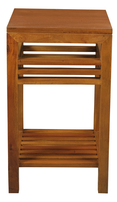 Holland Solid Mahogany Lamp Table (Light Pecan) V199-LT000HSRLP