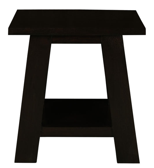 Tokyo Solid Mahogany Timber Lamp Table (Chocolate) V199-LT000JSC