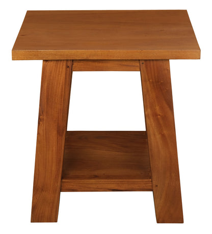 Tokyo Solid Mahogany Timber Lamp Table (Light Pecan) V199-LT000JSLP