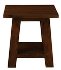 Tokyo Solid Mahogany Timber Lamp Table (Mahogany) V199-LT000JSM