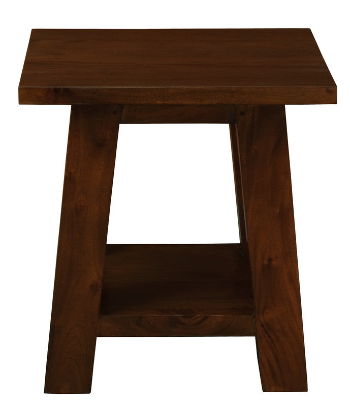 Tokyo Solid Mahogany Timber Lamp Table (Mahogany) V199-LT000JSM