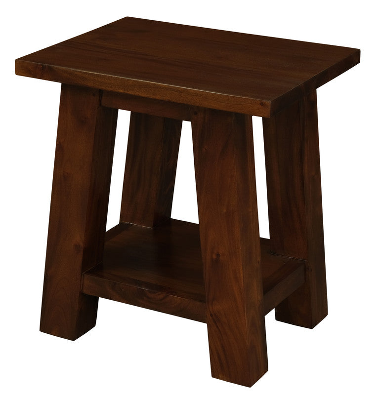 Tokyo Solid Mahogany Timber Lamp Table (Mahogany) V199-LT000JSM