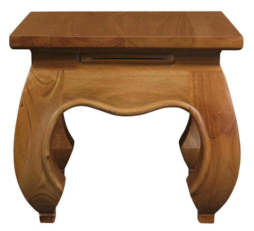 Dynasty Solid Mahogany Timber Lamp Table (Light Pecan) V199-LT000OLLP