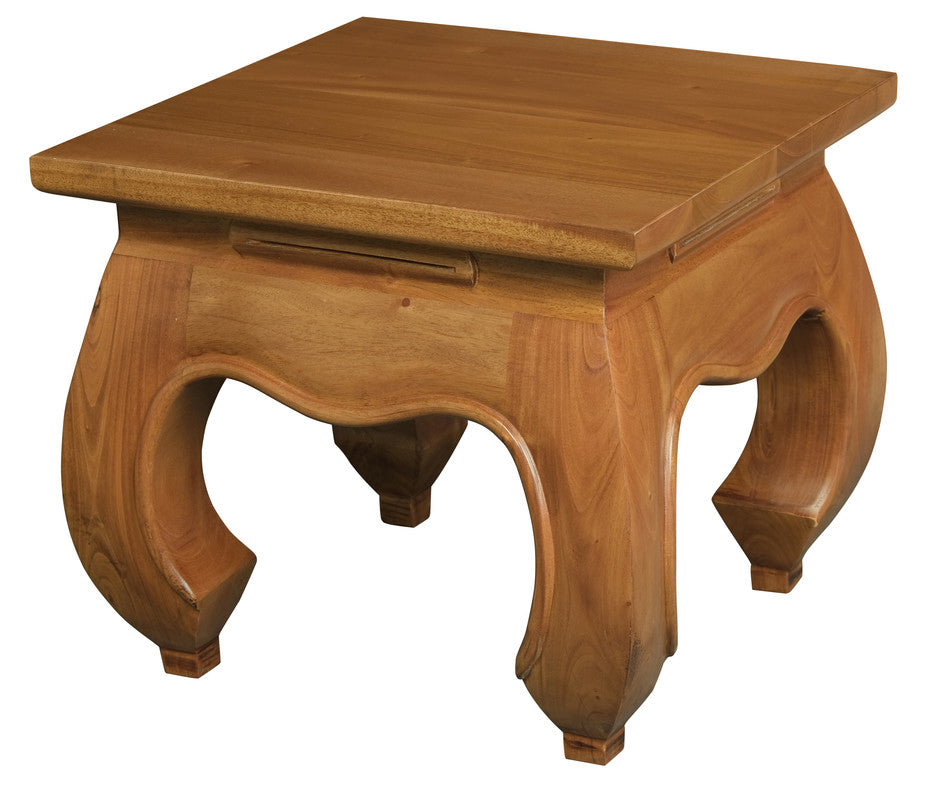 Dynasty Solid Mahogany Timber Lamp Table (Light Pecan) V199-LT000OLLP