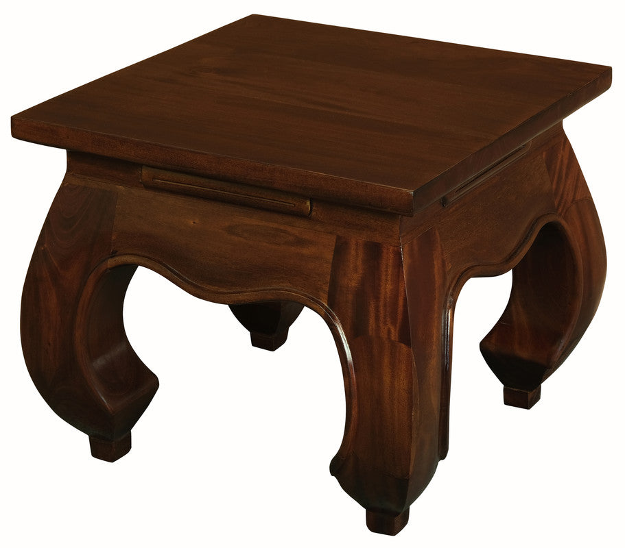 Dynasty Solid Mahogany Timber Lamp Table (Mahogany) V199-LT000OLM