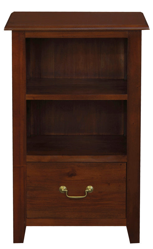 Tasmania 1 Drawer Solid Mahogany Timber Lamp Table (Mahogany) V199-LT001PNM