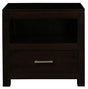 Paris 1 Drawer Solid Mahogany Timber Lamp Table (Chocolate) V199-LT001PNMKC