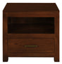 Paris 1 Drawer Solid Mahogany Timber Lamp Table (Mahogany) V199-LT001PNMKM
