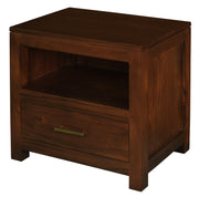 Paris 1 Drawer Solid Mahogany Timber Lamp Table (Mahogany) V199-LT001PNMKM