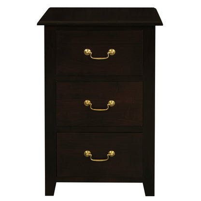 Tasmania 3 Drawer Lamp Table (Chocolate) V199-LT003PNC