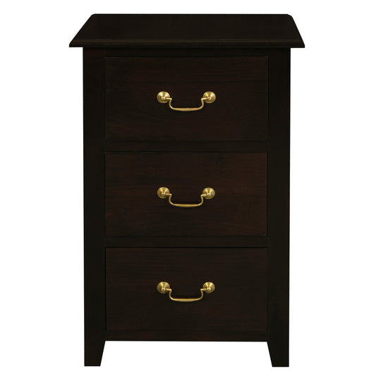 Tasmania 3 Drawer Lamp Table (Chocolate) V199-LT003PNC