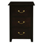 Tasmania 3 Drawer Lamp Table (Chocolate) V199-LT003PNC
