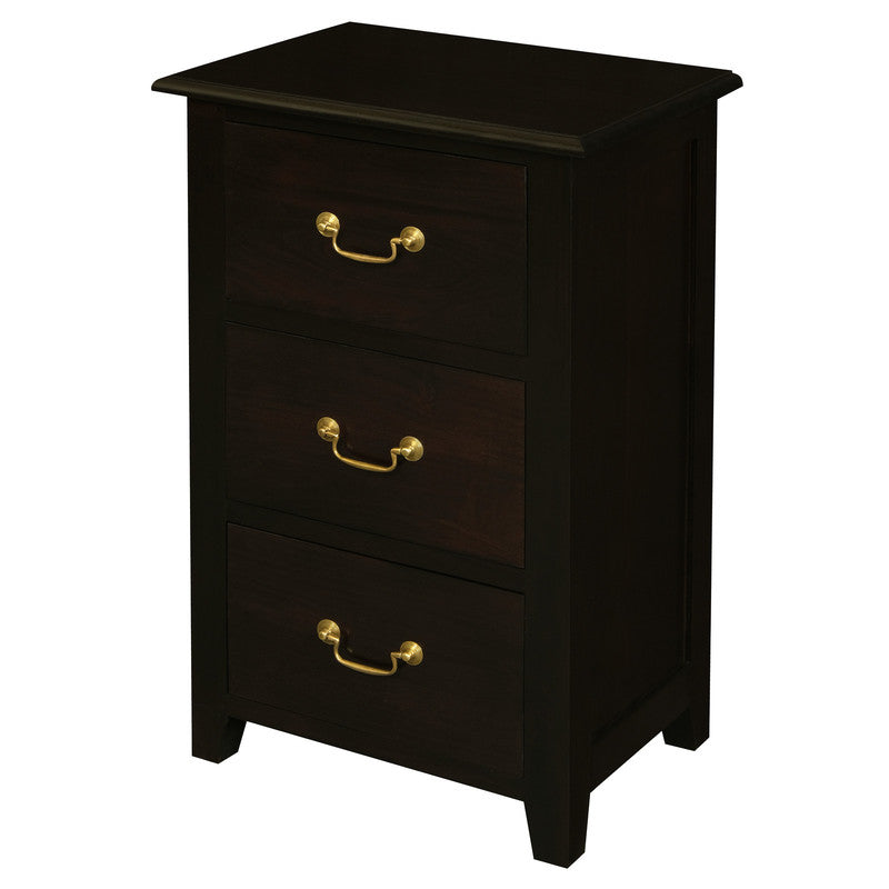 Tasmania 3 Drawer Lamp Table (Chocolate) V199-LT003PNC