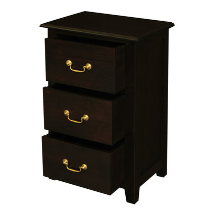 Tasmania 3 Drawer Lamp Table (Chocolate) V199-LT003PNC