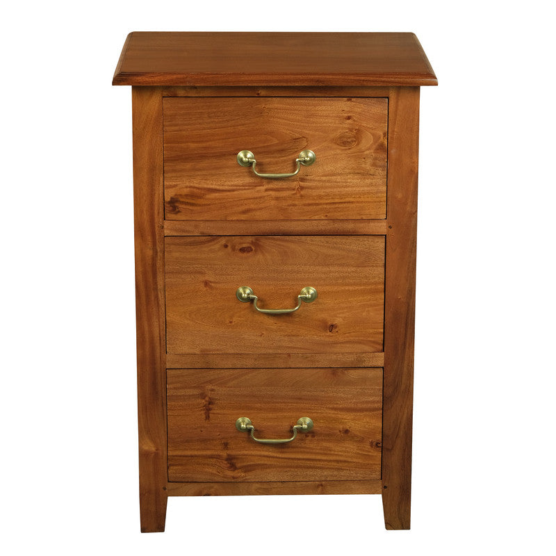 Tasmania 3 Drawer Lamp Table (Light Pecan) V199-LT003PNLP