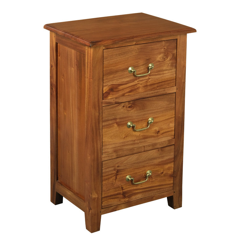 Tasmania 3 Drawer Lamp Table (Light Pecan) V199-LT003PNLP
