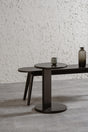 Brentwood Round Solid Timber Lamp Table (Black) V199-LT040BWB