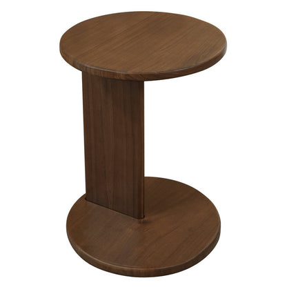 Brentwood Round Solid Timber Lamp Table (Walnut) V199-LT040BWWN